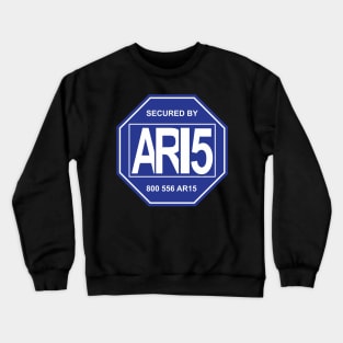 Secured by AR-15 Crewneck Sweatshirt